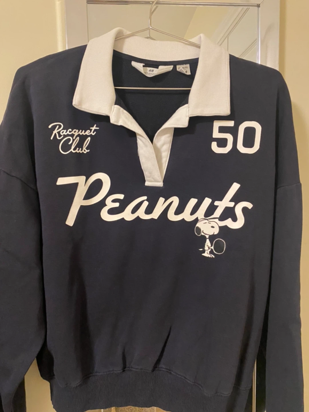 H&M Peanuts Racquet Club Sweatshirt