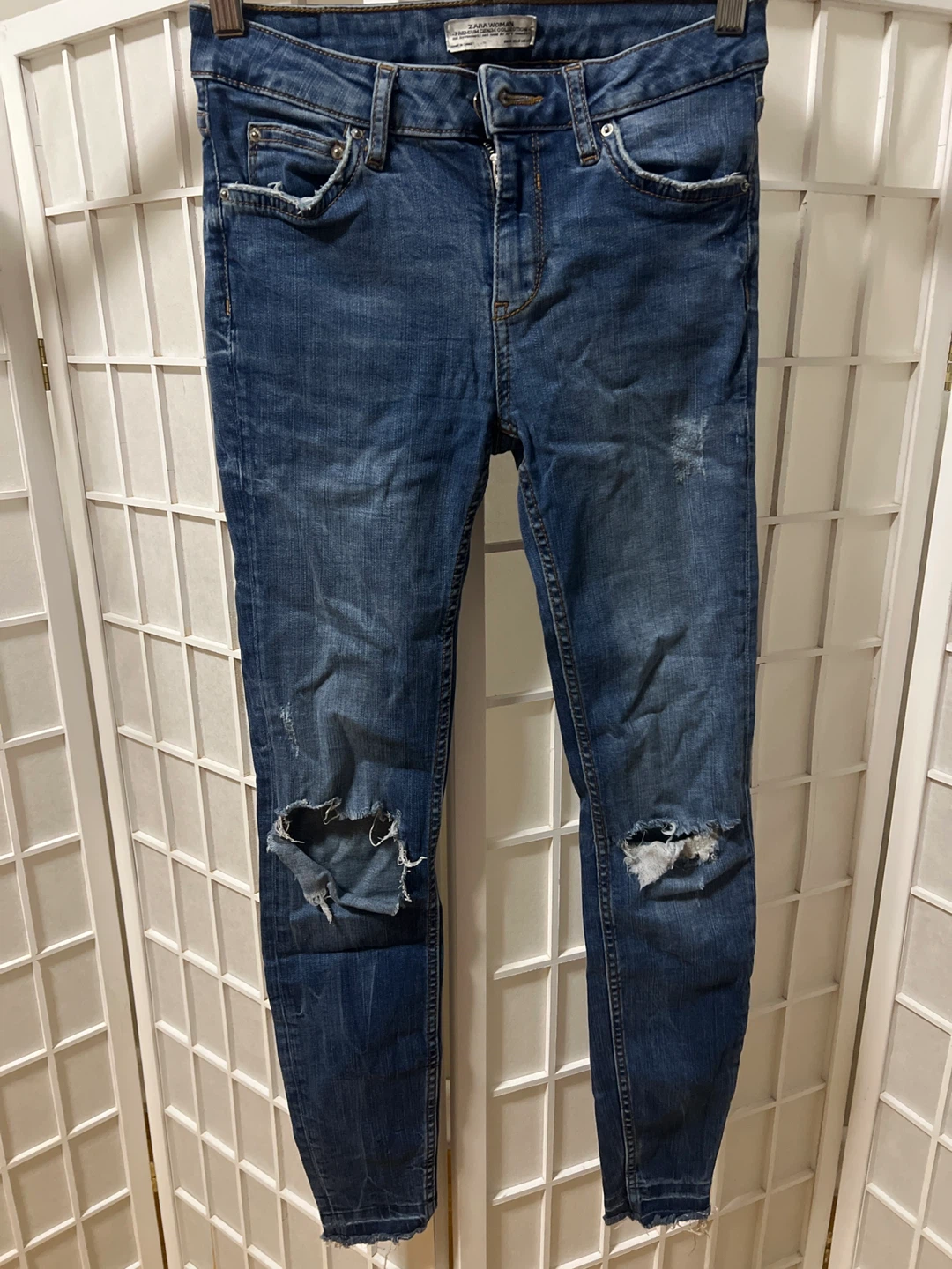 Zara Woman Blue Denim Jeans