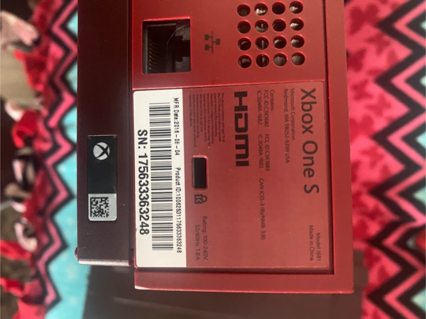 Xbox One S 1TB Red Console Bundle with Games and Controller - photo 2