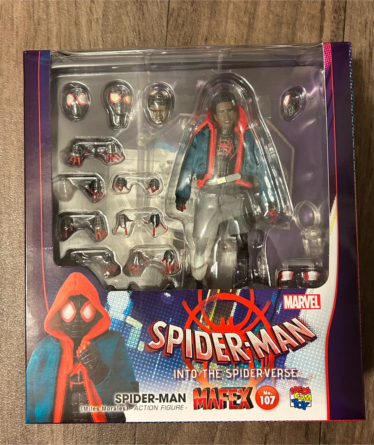 MAfEX Spider-Man Miles Morales Action Figure No. 107 - photo 2