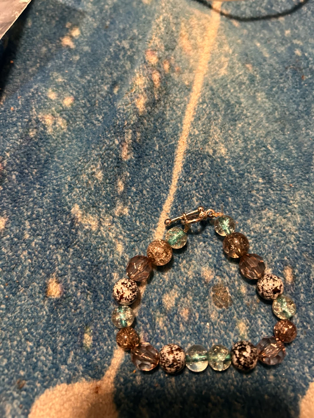 Beaded Bracelet with Toggle Clasp - photo 2
