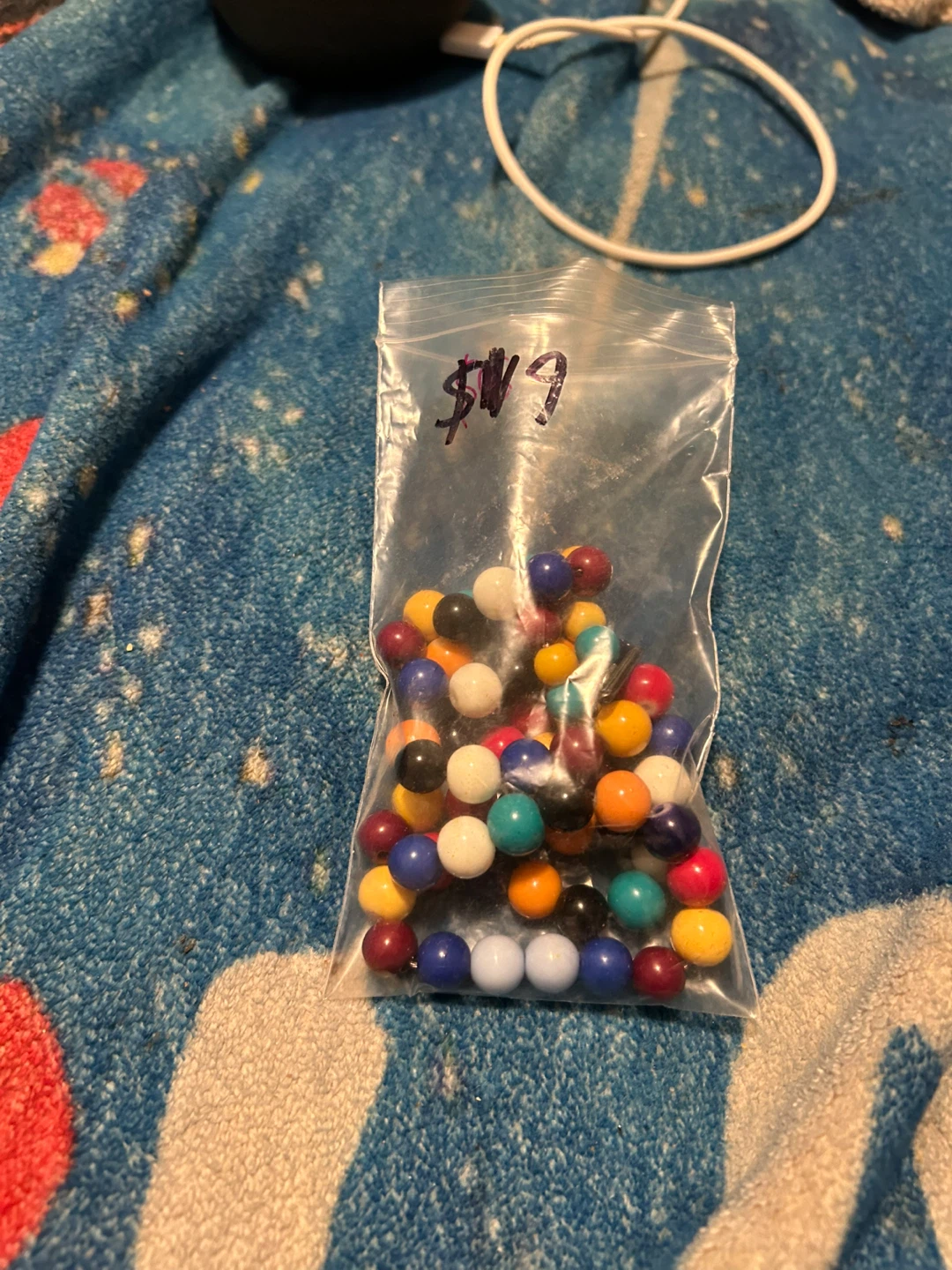 Beaded Necklace with Colorful Beads