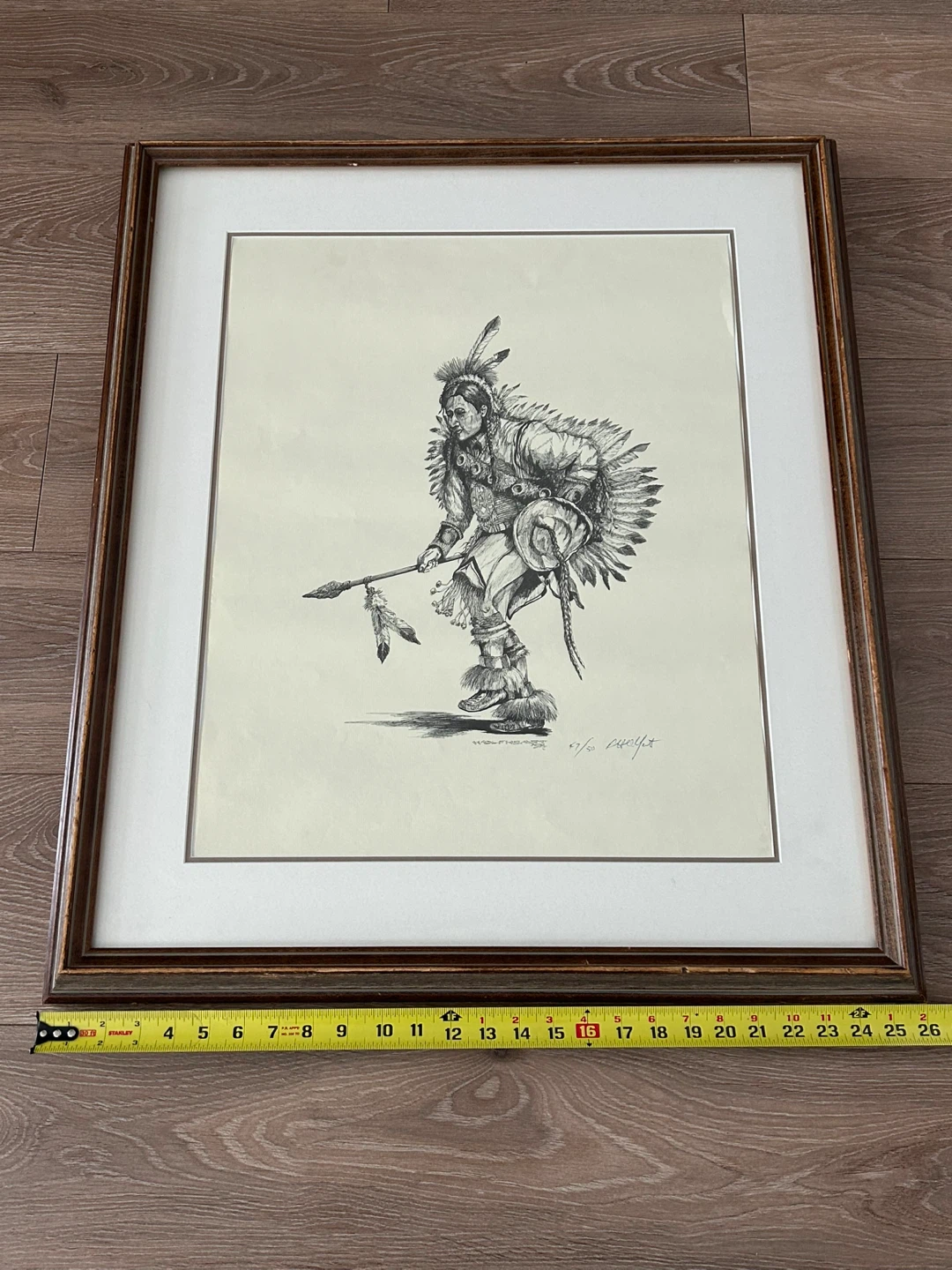 Large Limited Edition Signed  Art Print “Wolfheart 94” - photo 5
