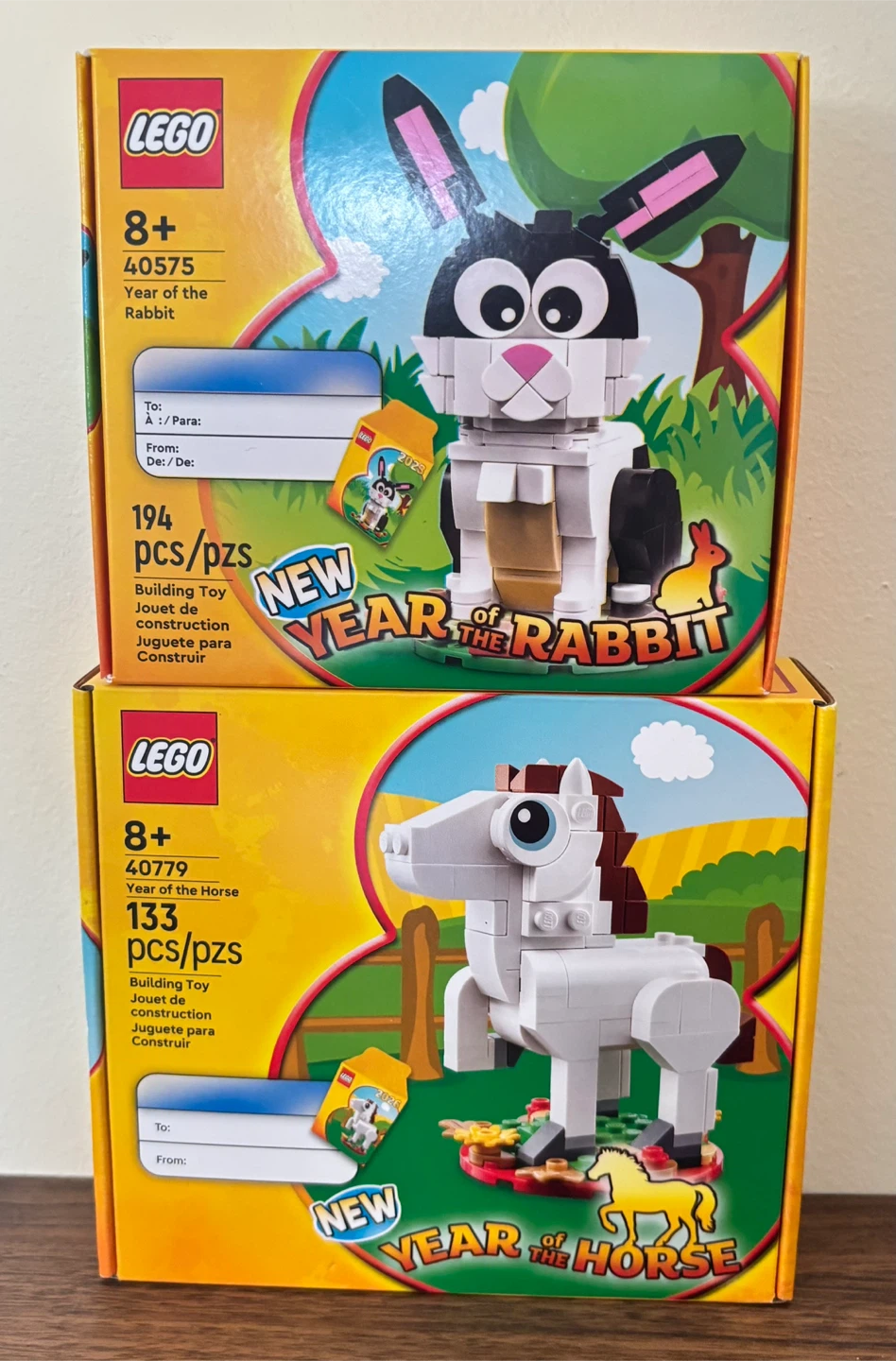 LEGO Year of the Rabbit & Year of the Horse Building Toy Sets