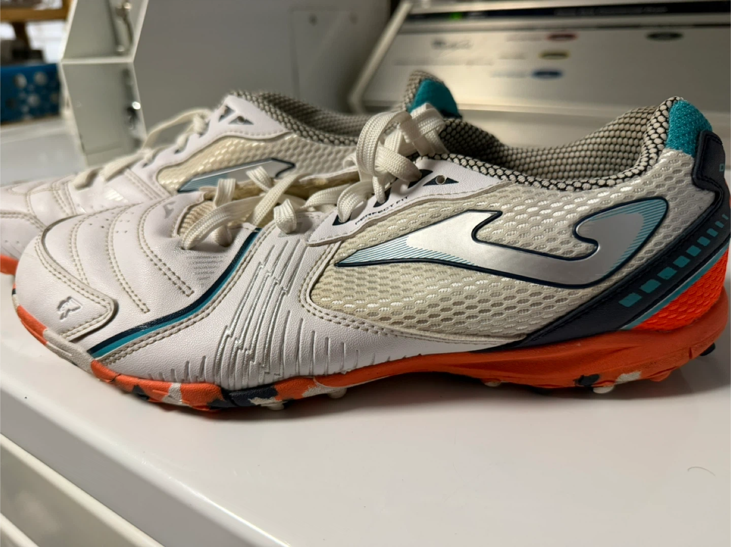 Joma Turf Soccer Shoes White/Orange