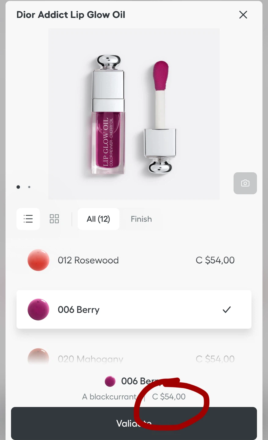 Dior Addict Lip Glow Oil - 006 Berry - photo 2