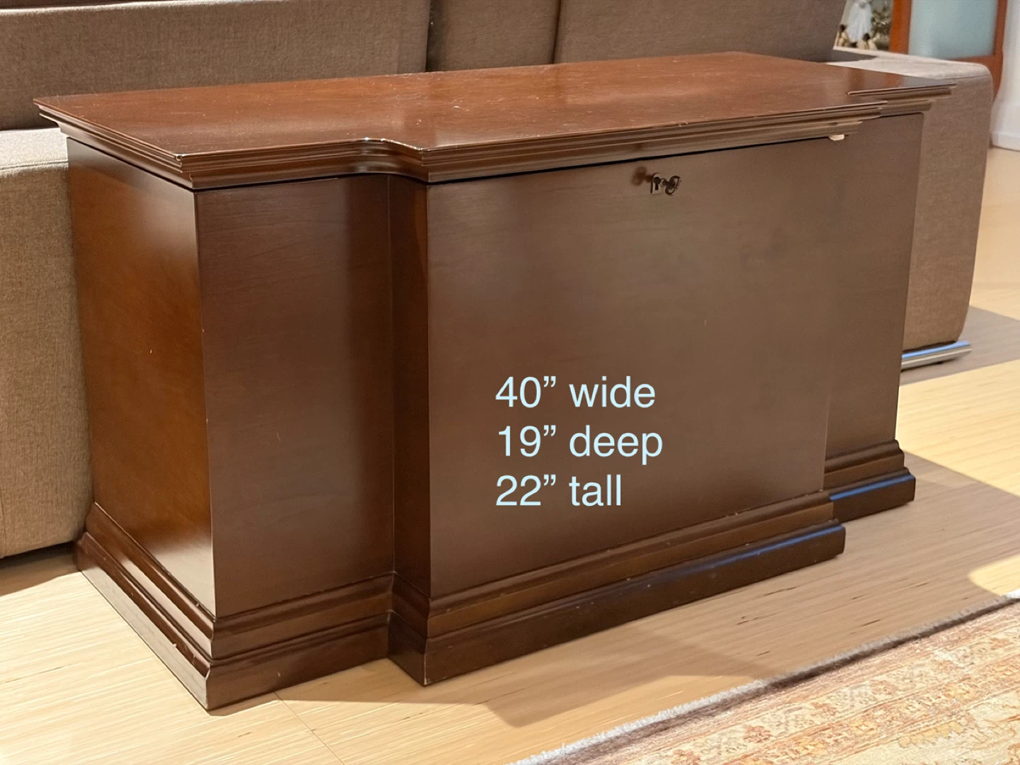 Wooden Storage Chest