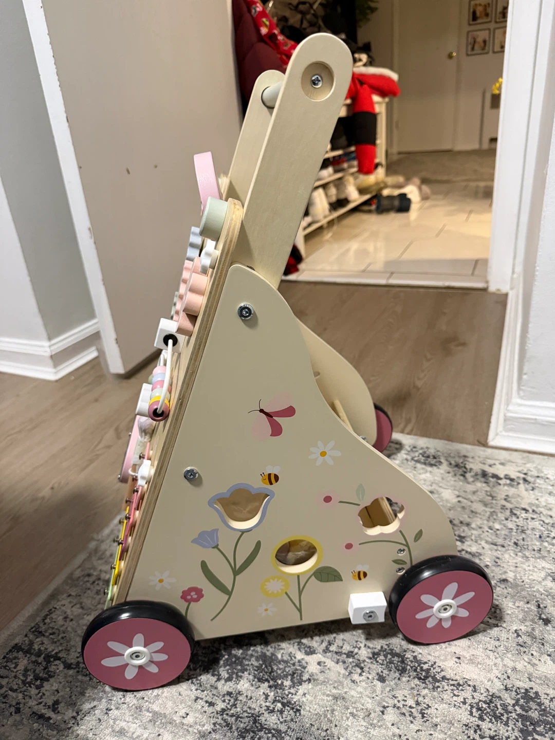 Wooden Baby Activity Walker with Music and Gears - photo 2