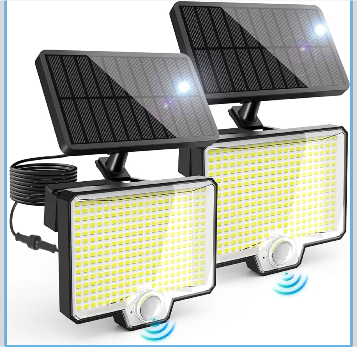 Solar Motion Sensor Outdoor Lights