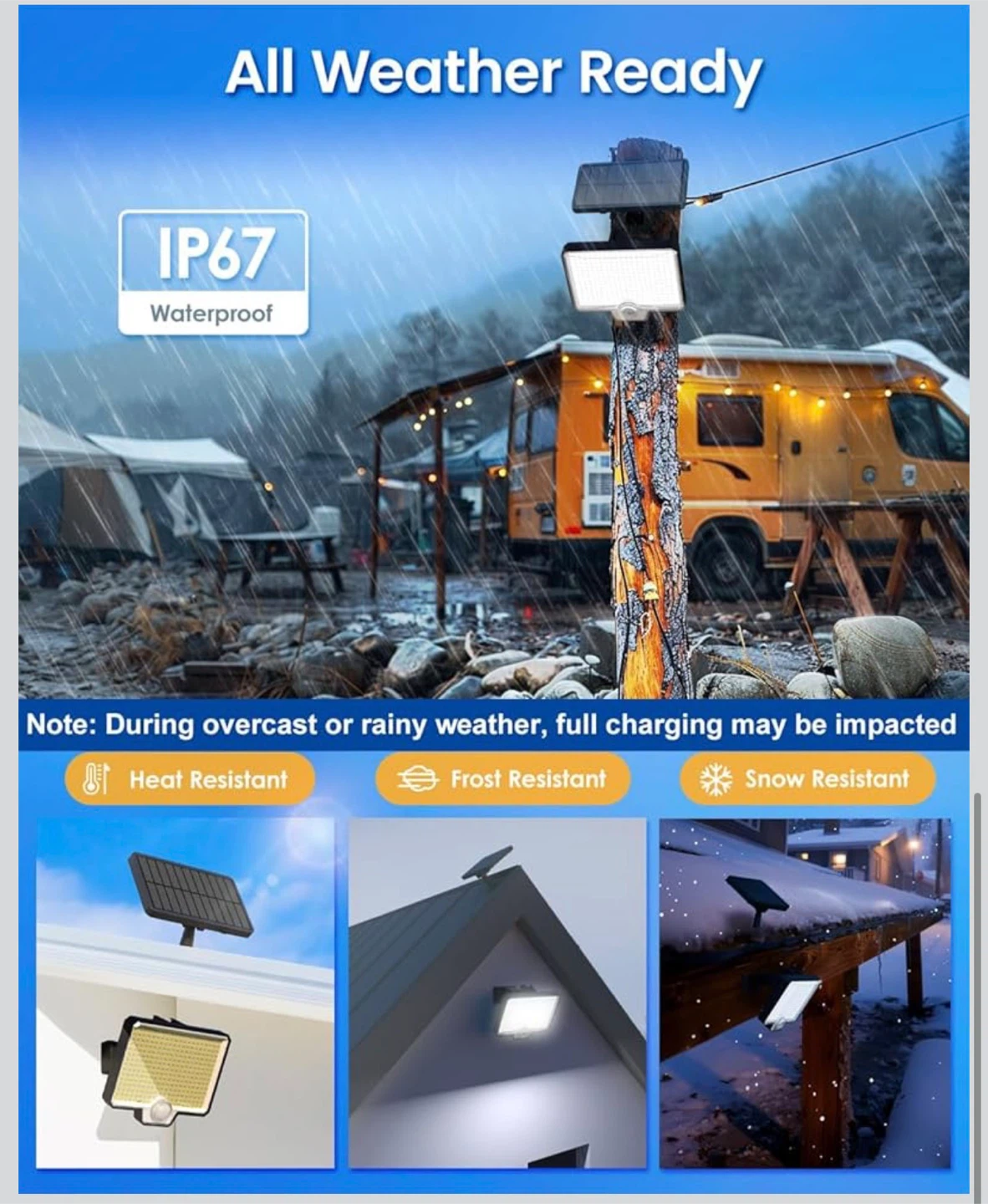 Solar Motion Sensor Outdoor Lights - photo 5