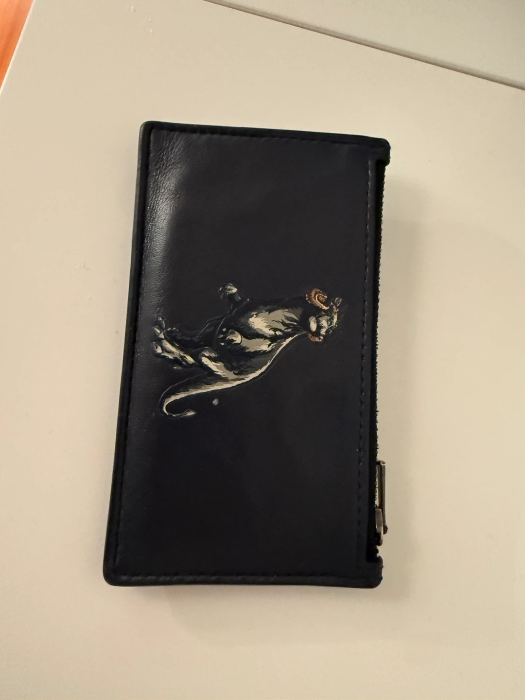 Coach Card Holder with Zipper