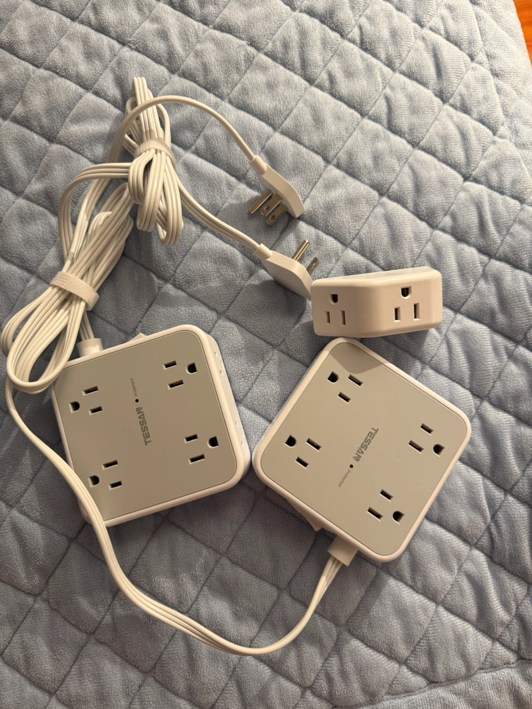 TESSAN Power Strip Set with Wall Adapter