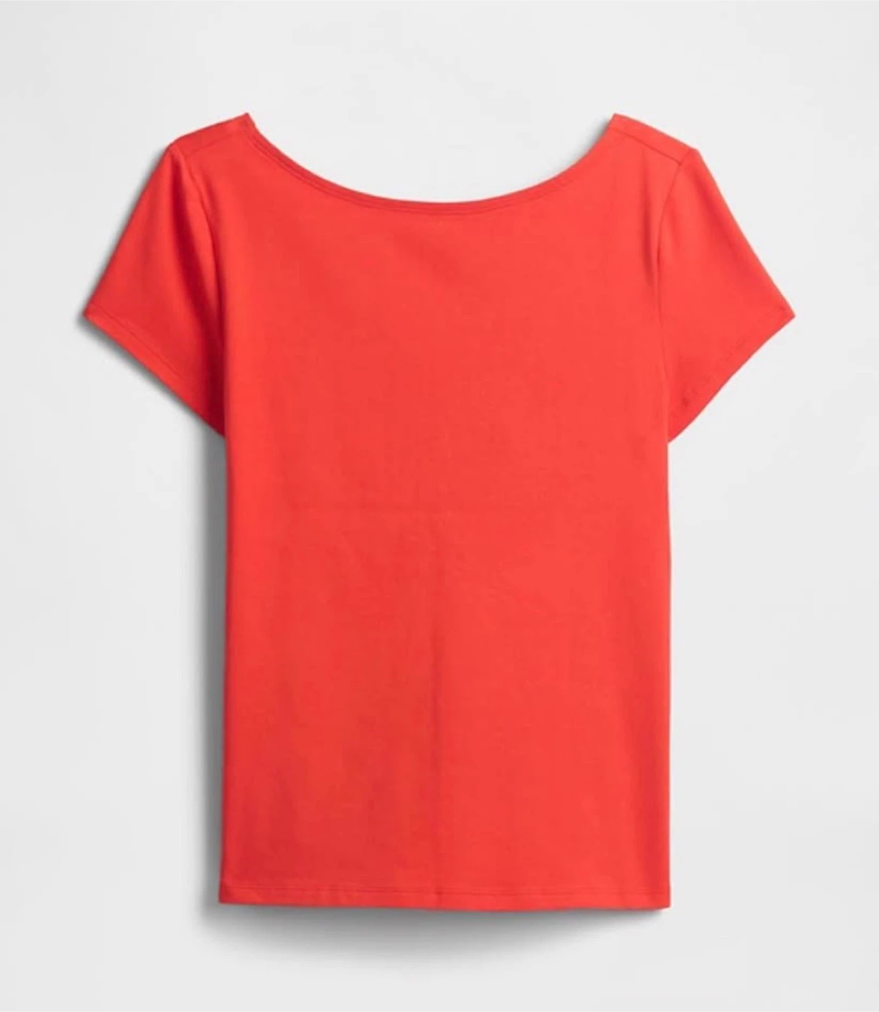 2 sizes ( S&L )- Boatneck Open-Back T-Shirt (GAP) - photo 5