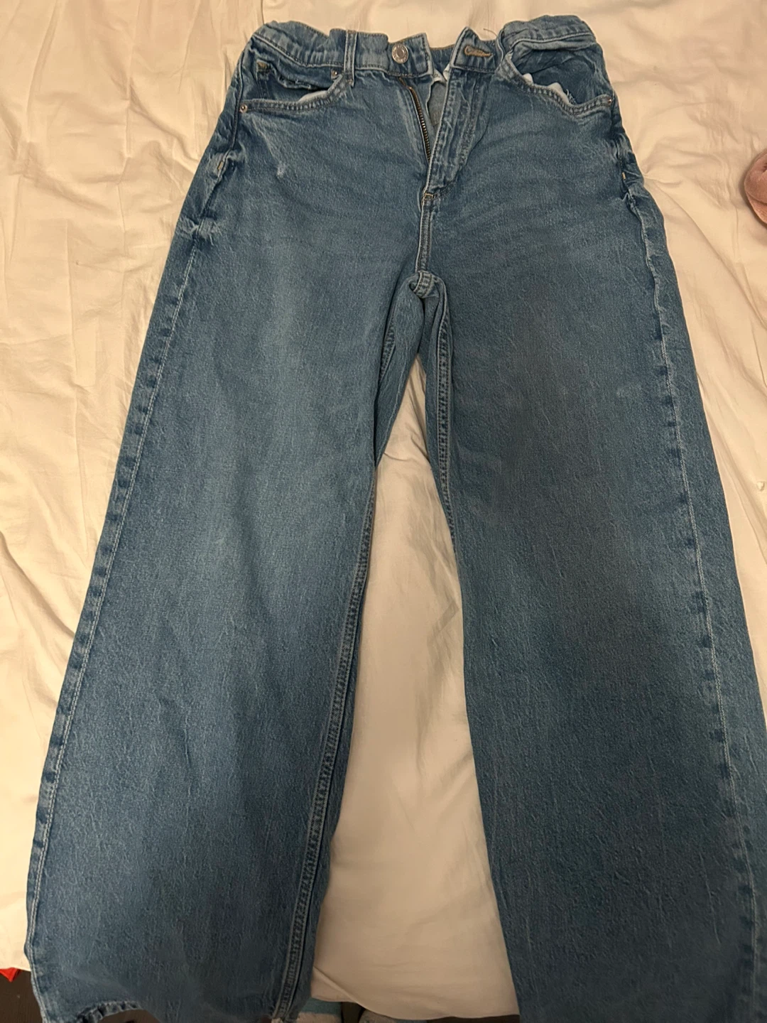 H&M Wide Leg High Waist Jeans - Size 13 Youth