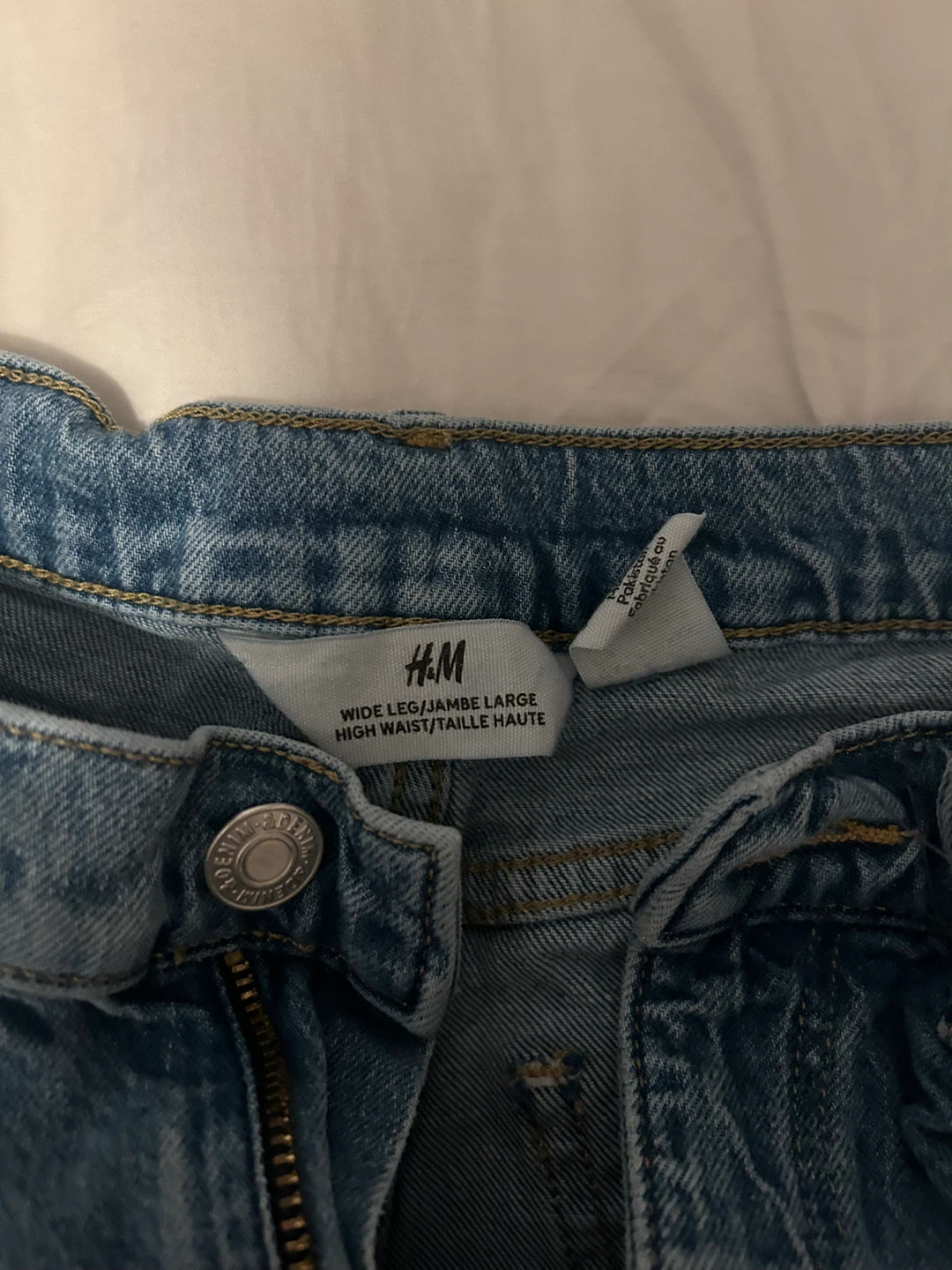 H&M Wide Leg High Waist Jeans - Size 13 Youth - photo 3