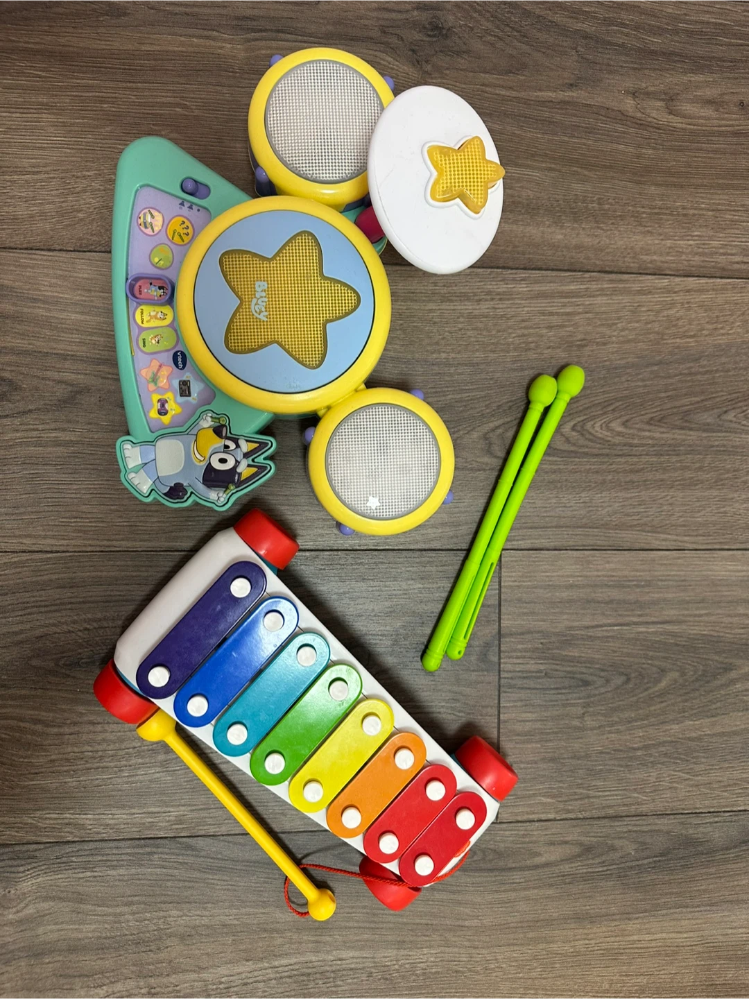 Mixed Kids Toys Lot - Blocks, Puzzles, Tent, Instruments, Walker - photo 5