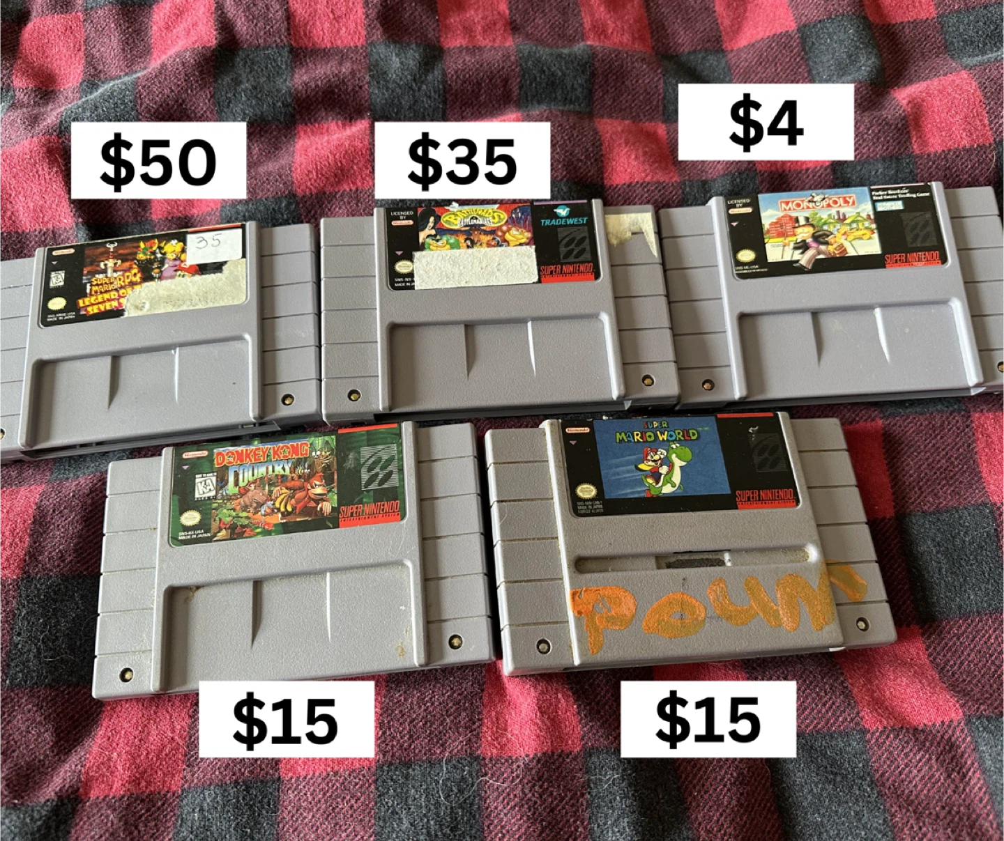 SNES Games (See Details)