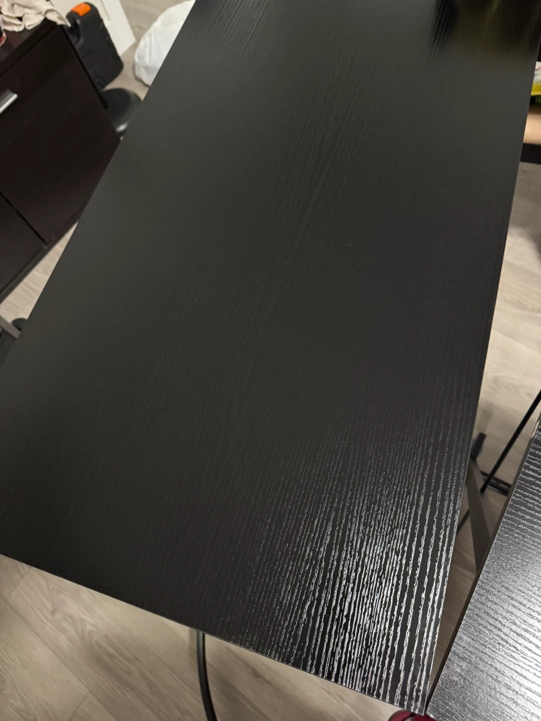 Black L-Shaped Corner Desk - photo 4