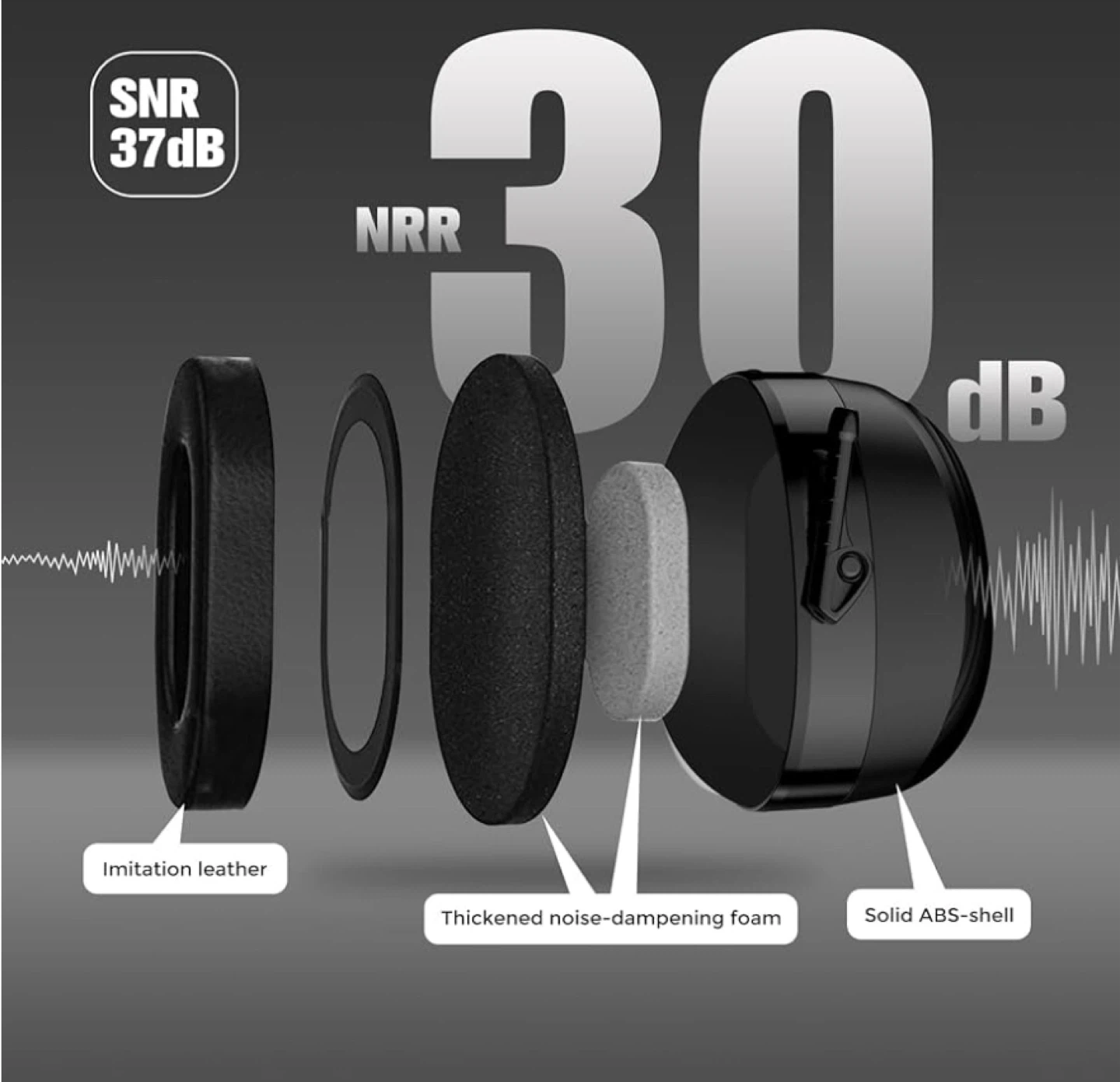 ProCase Noise Cancelling Headphones - photo 2