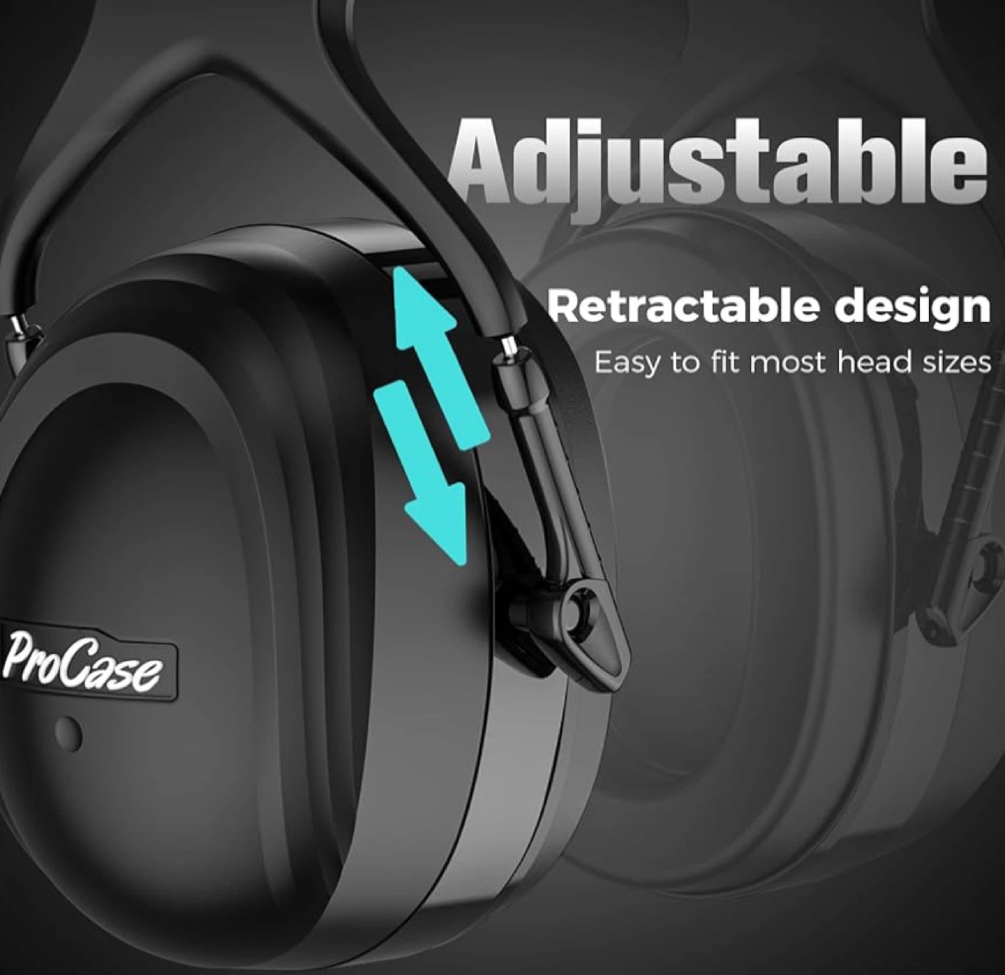 ProCase Noise Cancelling Headphones - photo 4