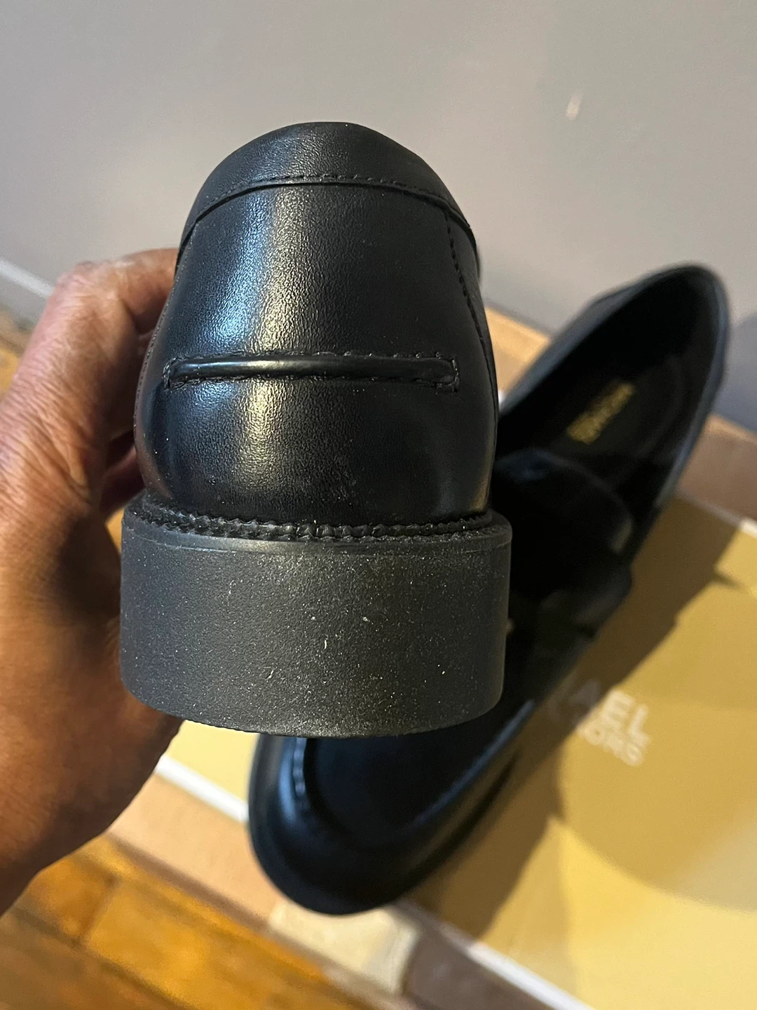 Michael Kors Eden Black Leather Loafers - photo 5