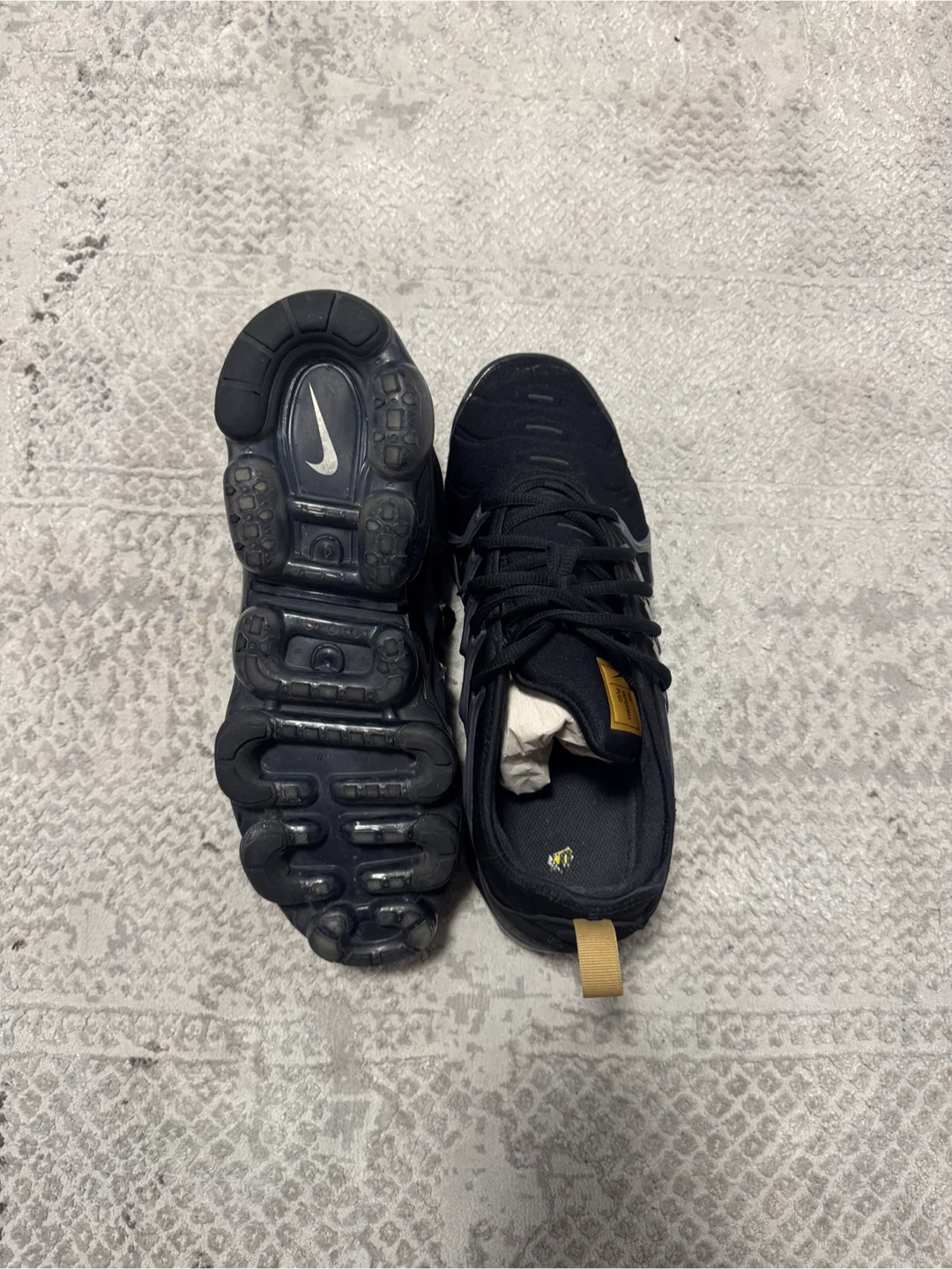 Nike Air VaporMax Plus Black Size 12