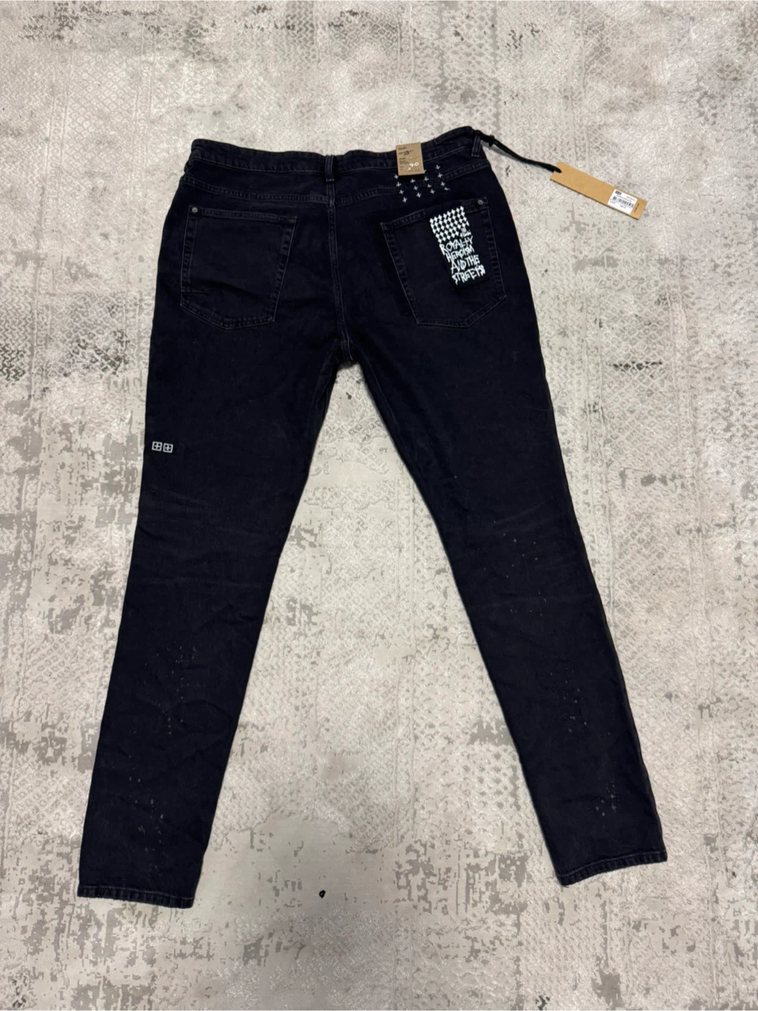 Ksubi Black Denim Jeans Size 40 Authentic