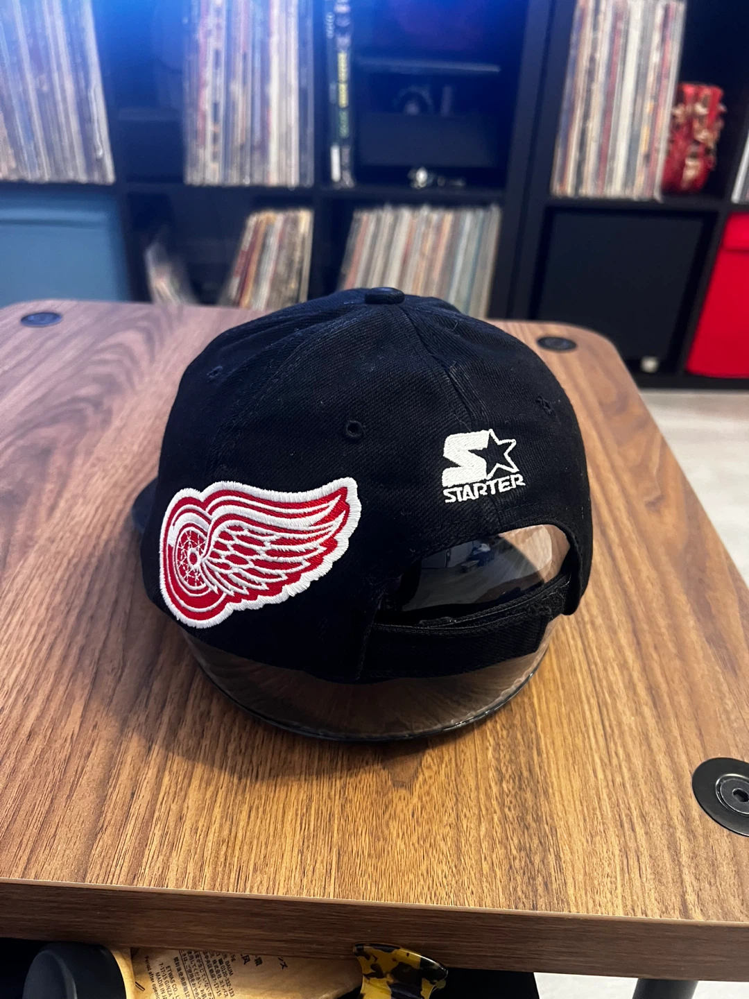 Detroit Red Wings Starter Black Baseball Cap - photo 2
