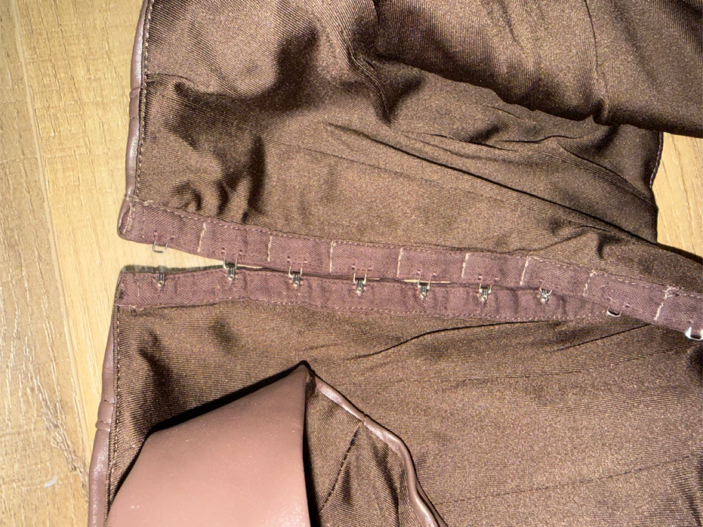Princess Polly Brown Faux Leather Corset Top - photo 4