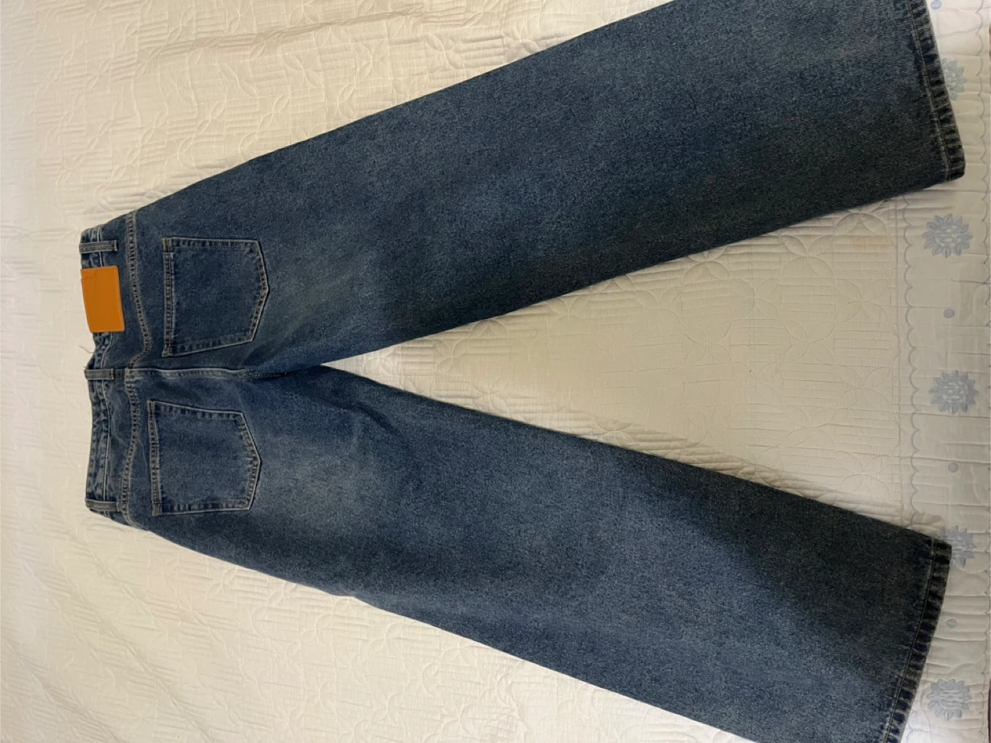 Blue Wide Leg Jeans - photo 2