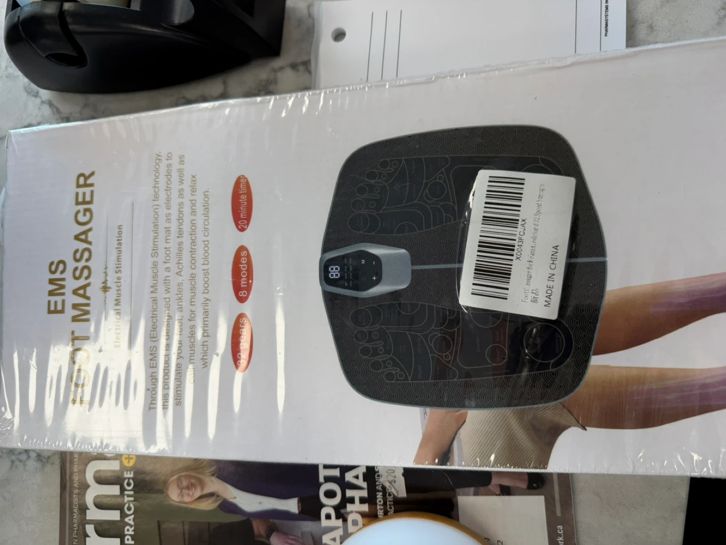 EMS Foot Massager with 8 Modes and 32 Gears