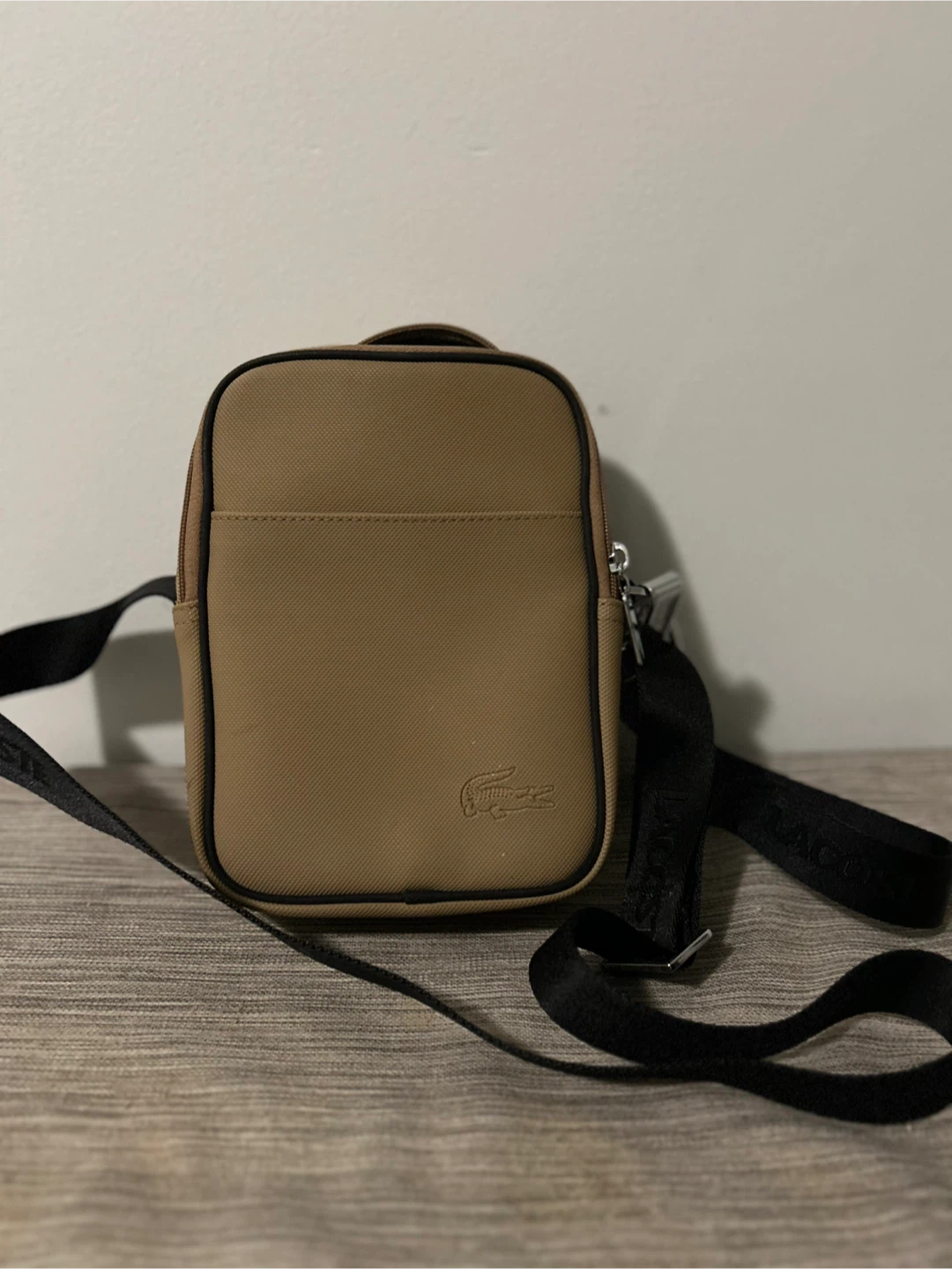 Lacoste Crossbody Bag Tan