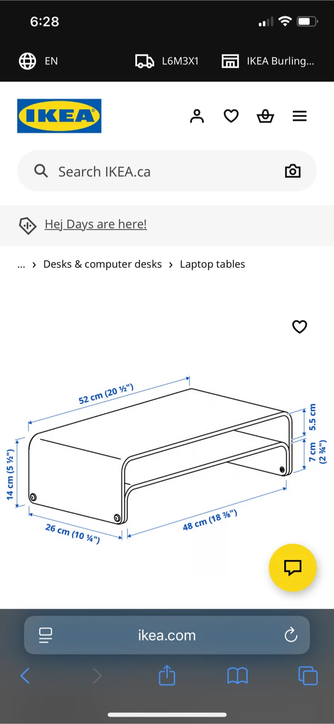 IKEA Laptop Table Monitor Stand - photo 4