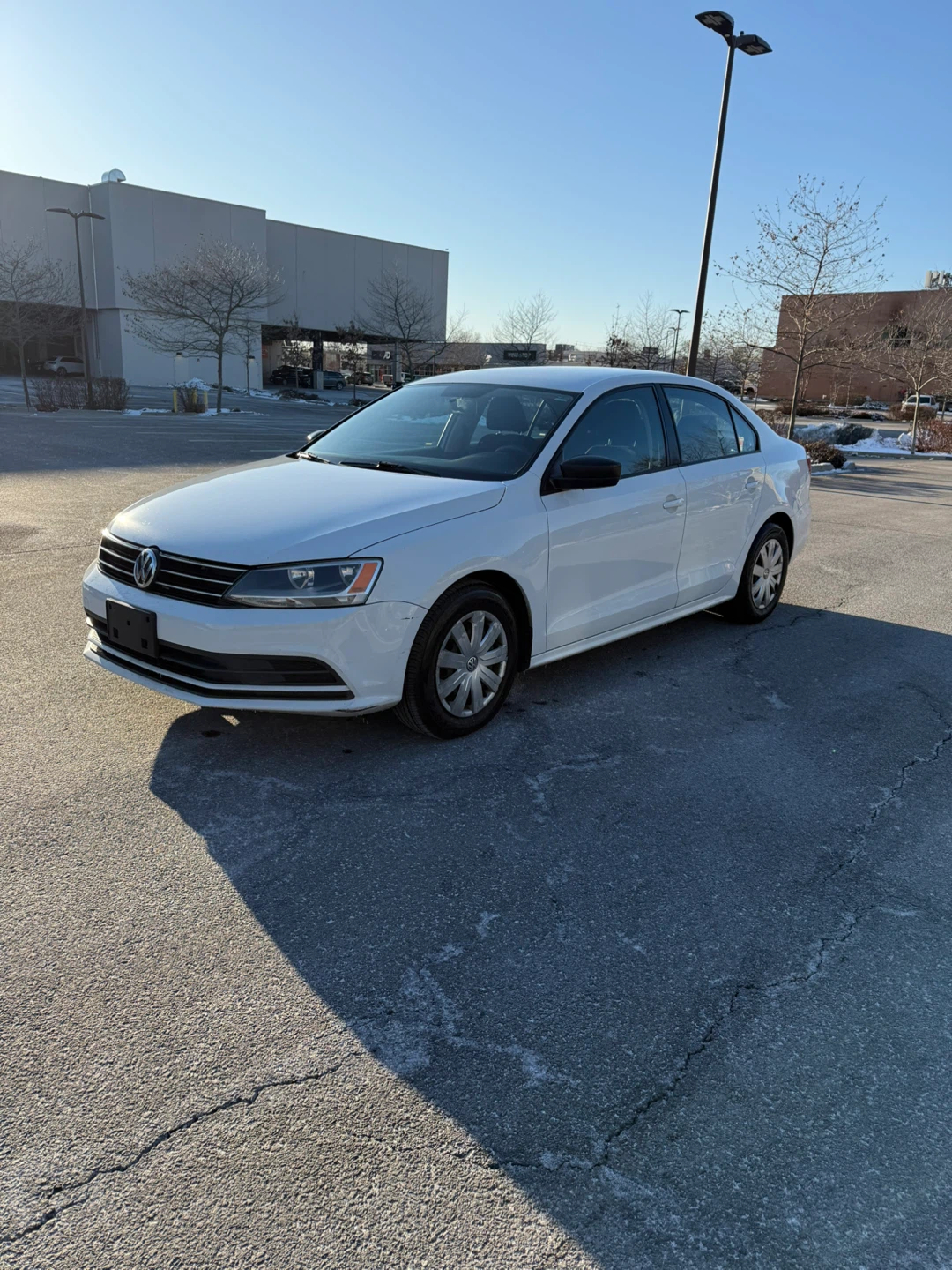 White Volkswagen Jetta Sedan
