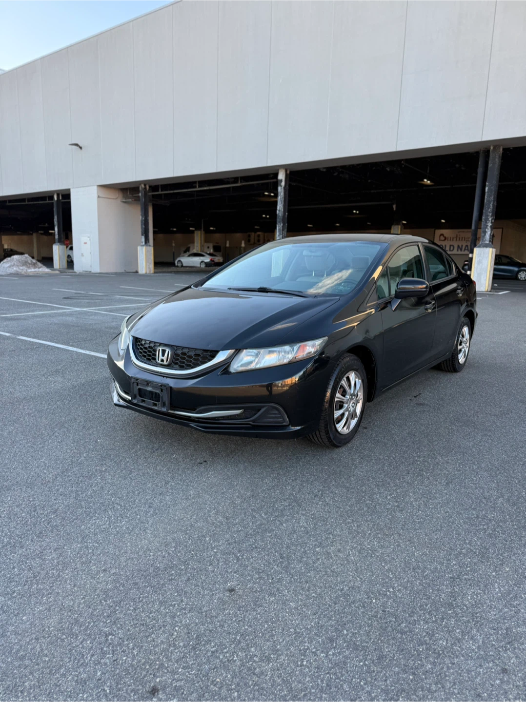 Black Honda Civic Sedan