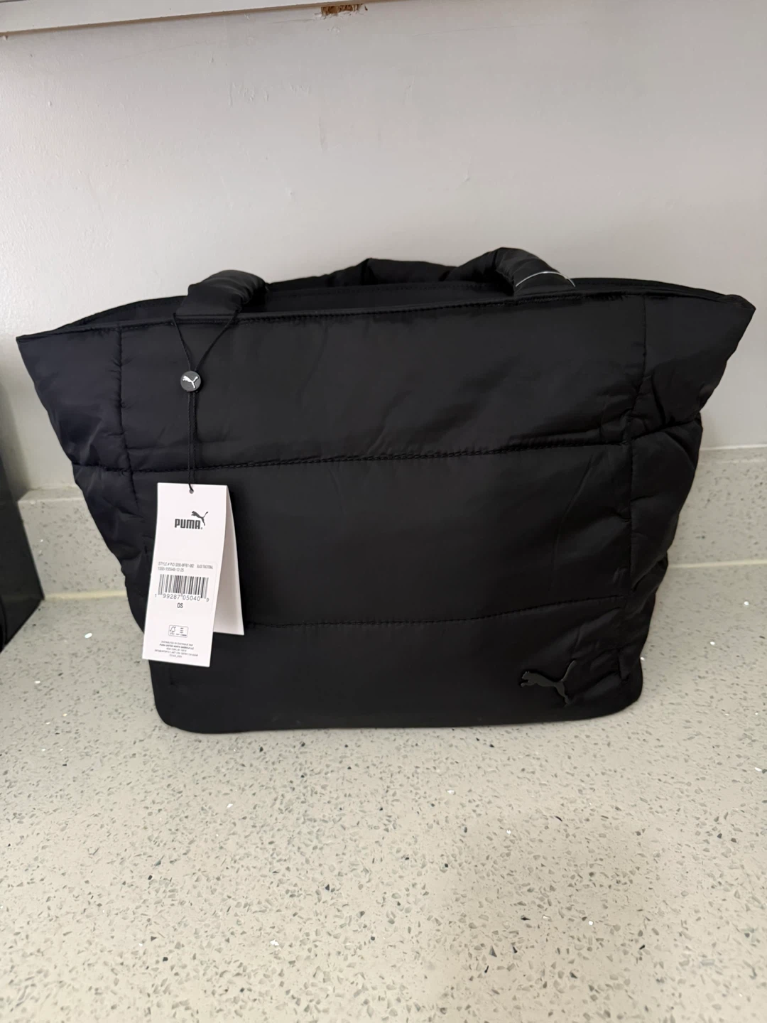 Puma Black Padded Tote Bag - photo 2