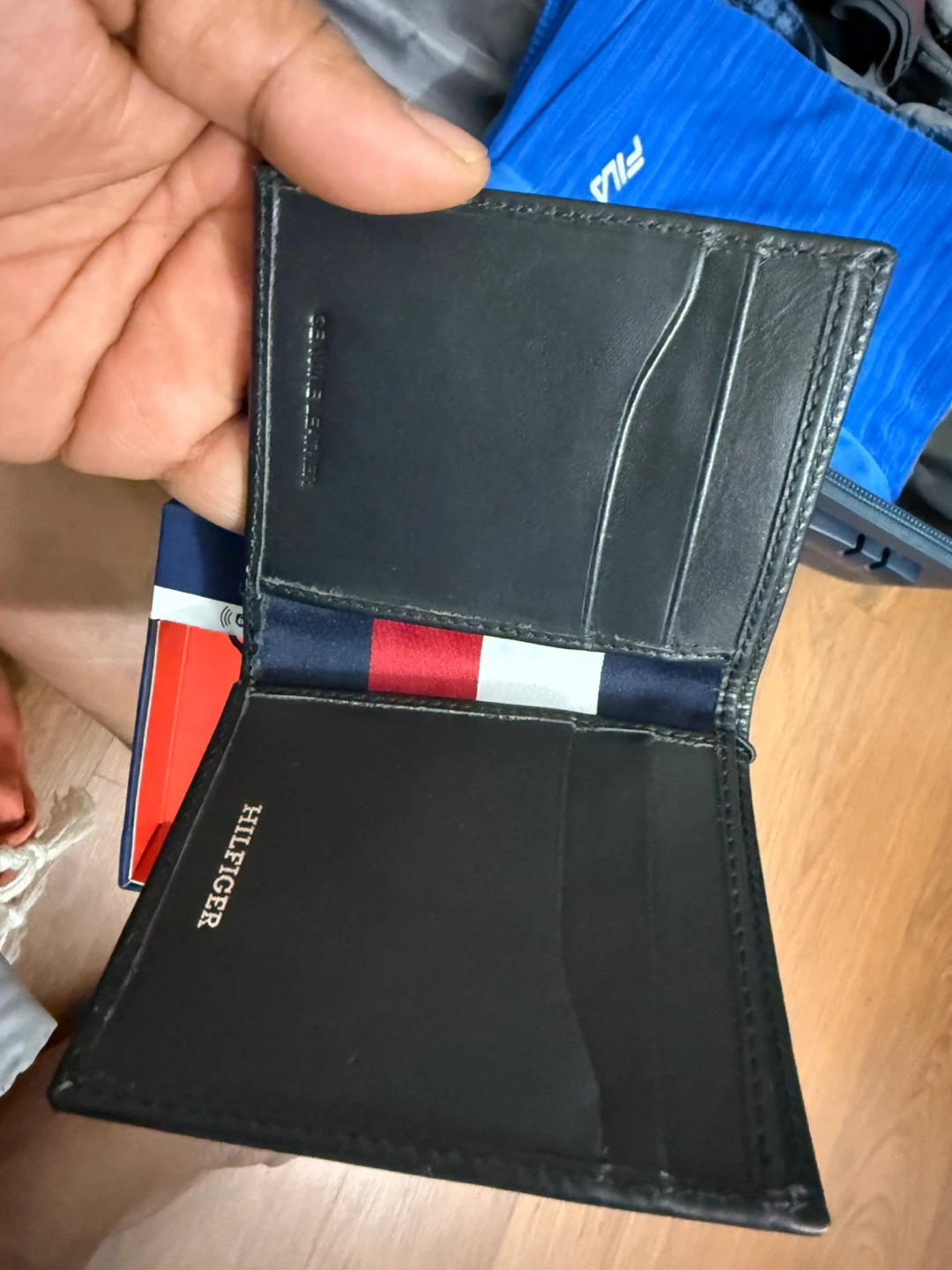 Tommy Hilfiger Black Genuine Leather RFID Blocking Wallet - photo 3