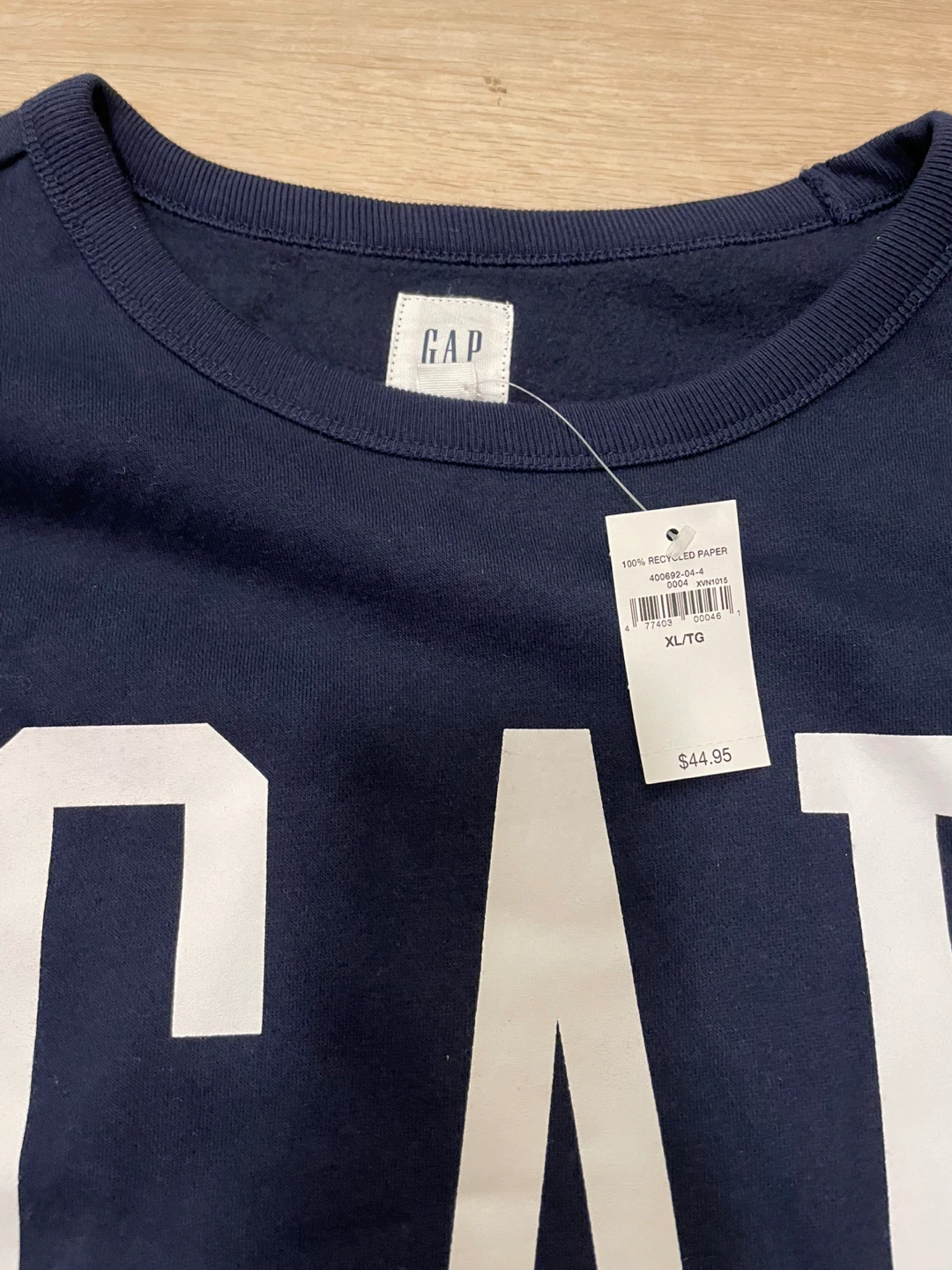 GAP Navy Blue Sweatshirt XL/TG - photo 3