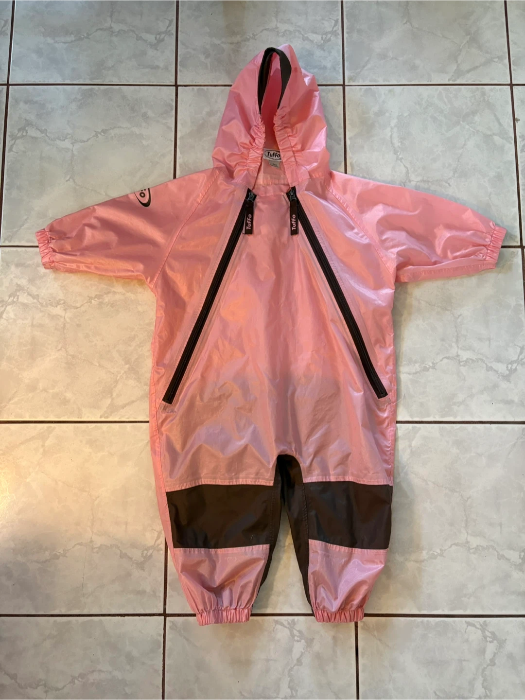 Tuffo Pink Rain Suit - Toddler Size 18 Months