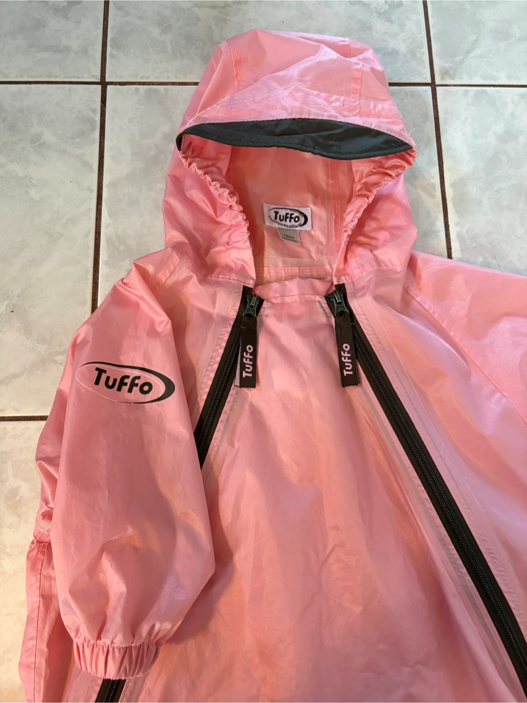 Tuffo Pink Rain Suit - Toddler Size 18 Months - photo 3