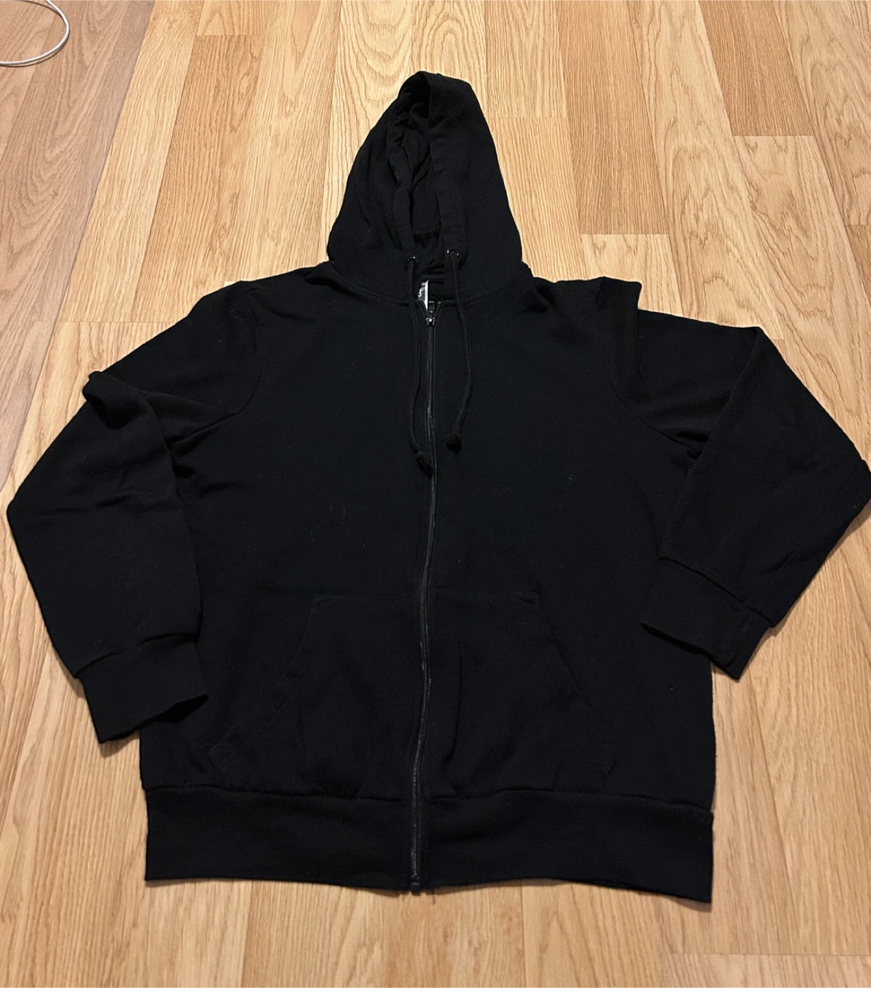 Black Zip-Up Hoodie