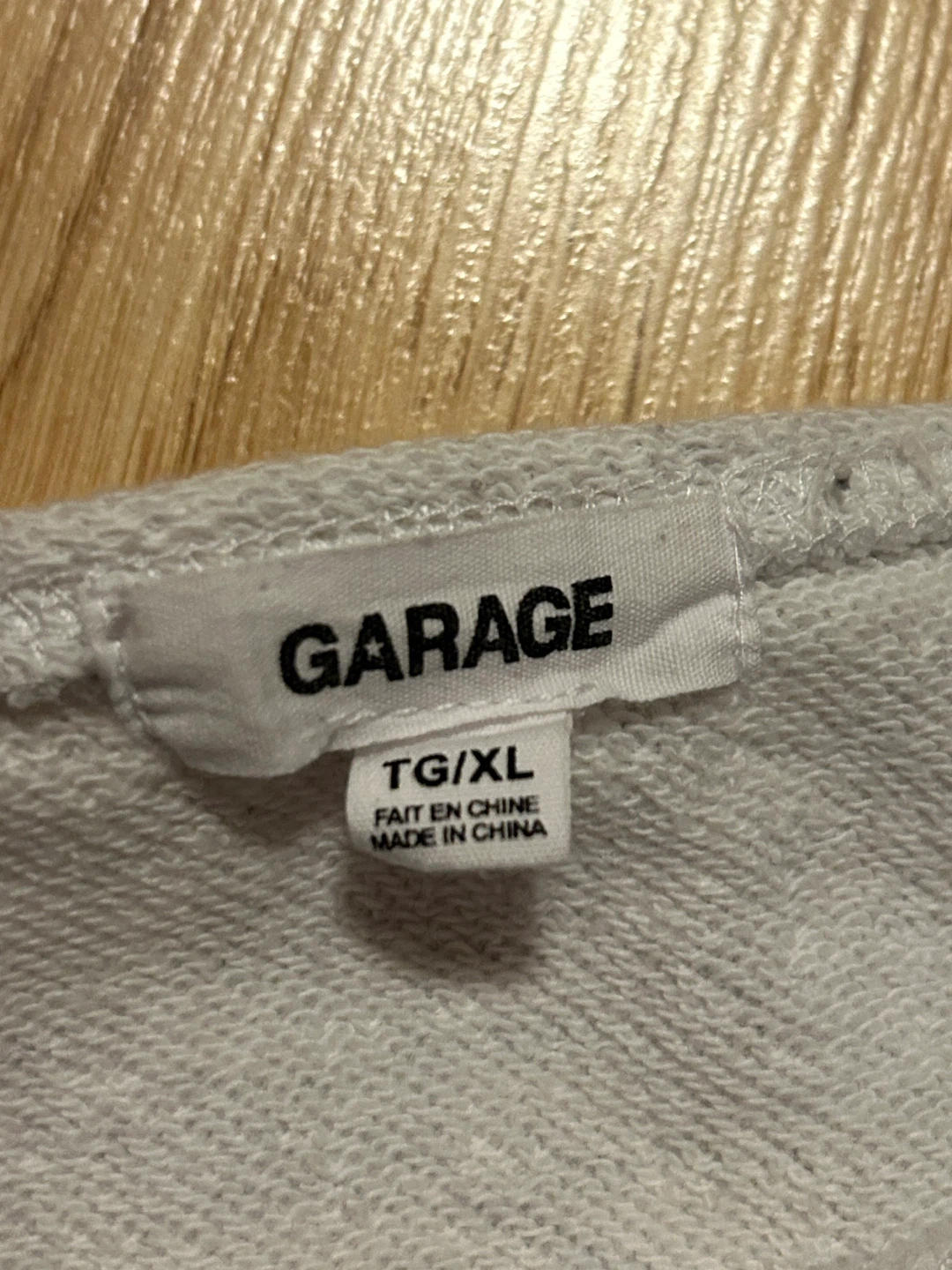 Garage Grey Off the Shoulder Sweatshirt TG/XL - photo 2