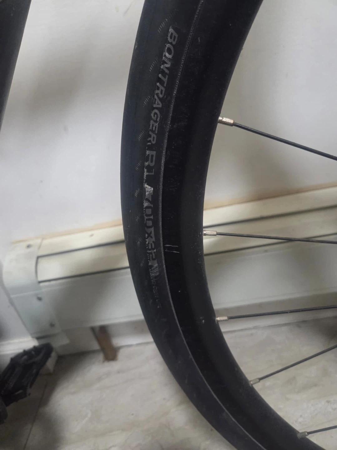 Trek Black Road Bike with Fenders - photo 3