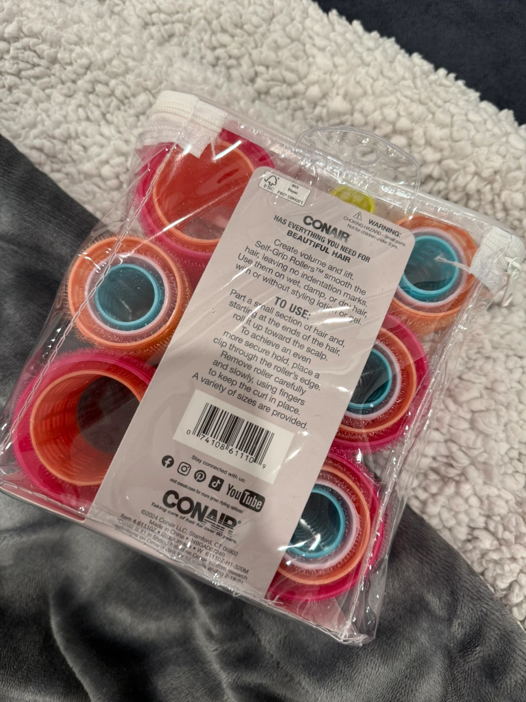 Conair Self-Grip Curlers, 31 Assorted Sizes - photo 2