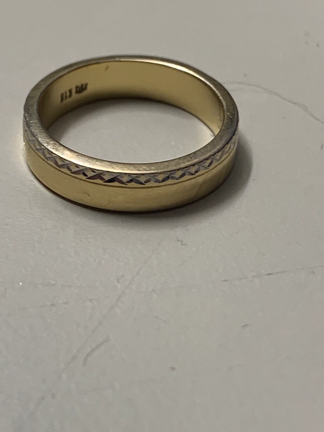 18K Gold Band Ring - photo 4