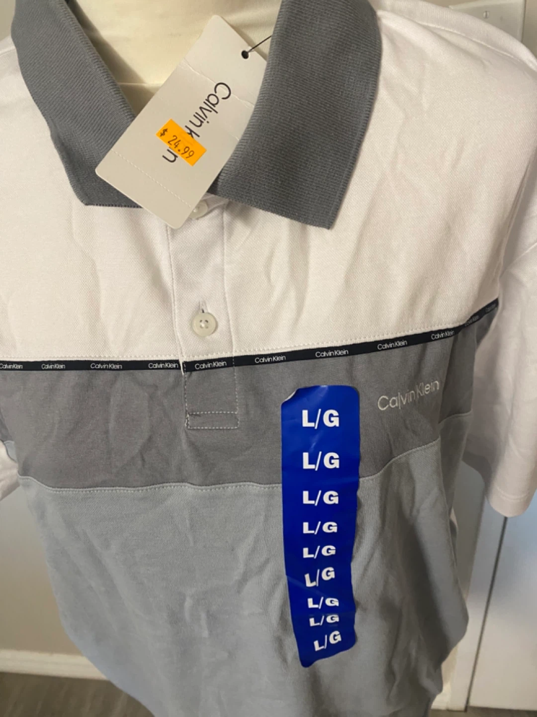 BNWT Calvin Klein Men's Polo Shirt - photo 2