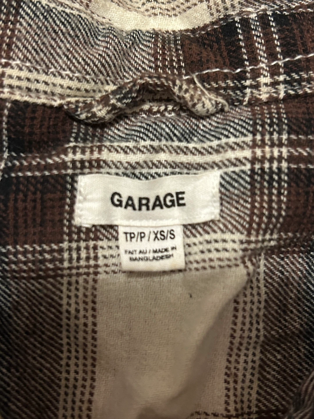 Garage Plaid Flannel Shirt - XS/S - photo 2