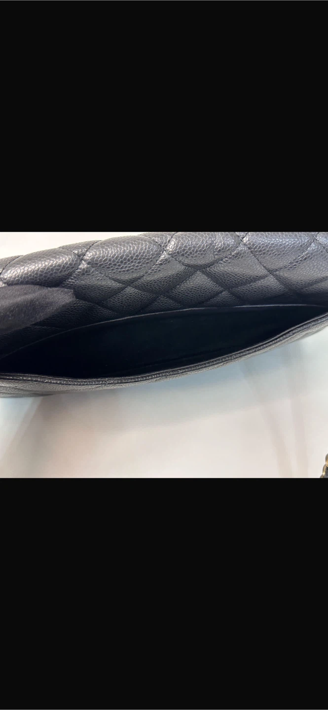Chanel Quilted Caviar Leather Flap Bag - photo 4