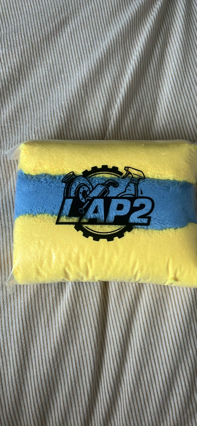 Microfiber Cleaning Towels - 3 Pack (Yellow/Blue)