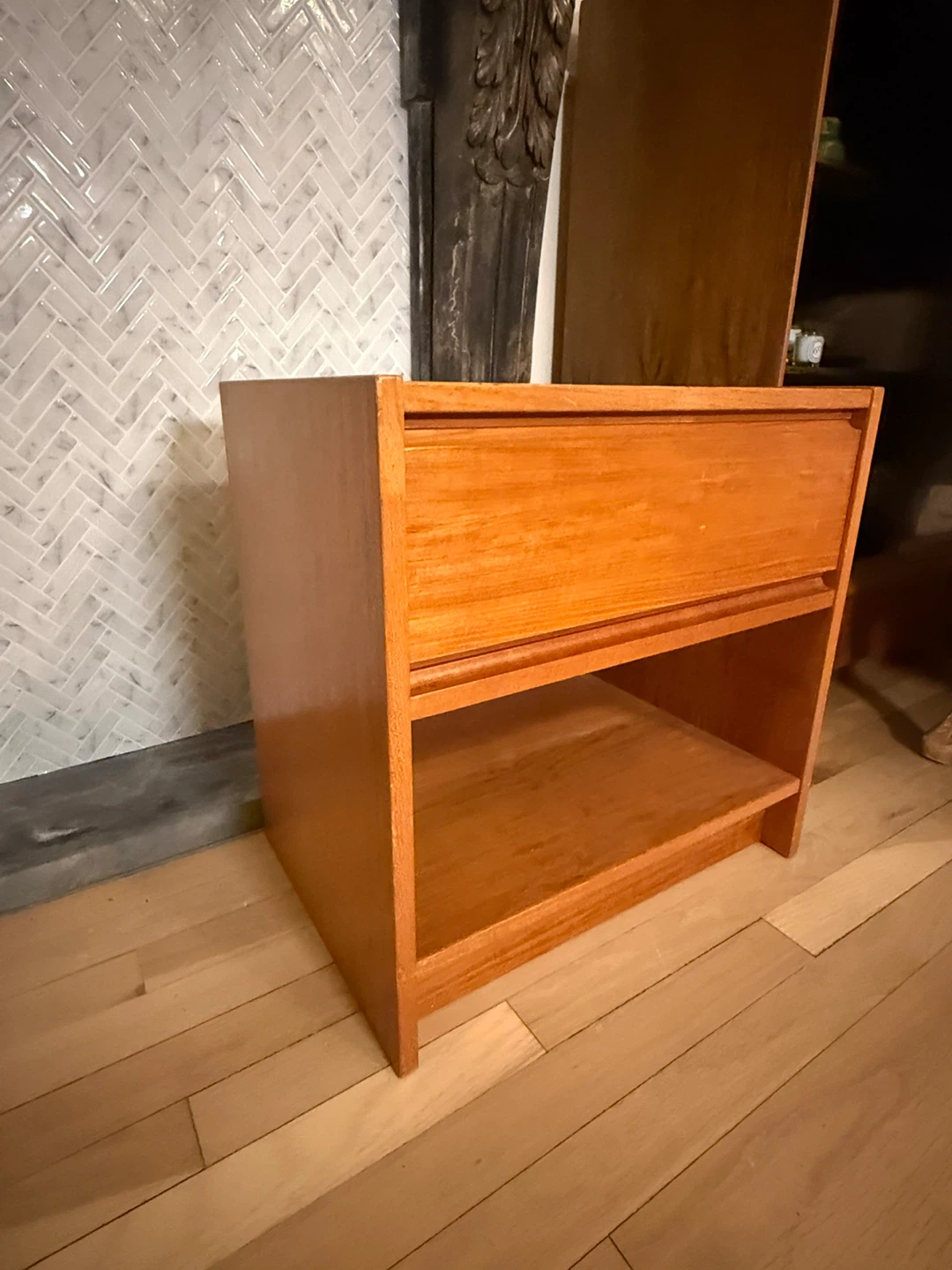 Mid-Century Modern Teak Nightstand
